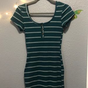 Tight casual stripped dress! Super cute!